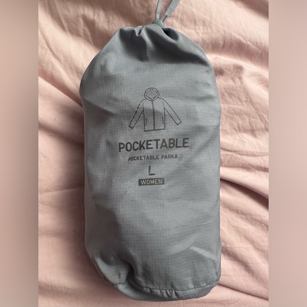 barely worn packable parka